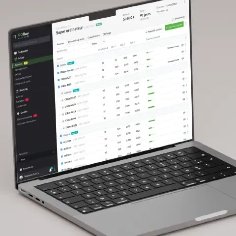 Outil web de gestion des achats