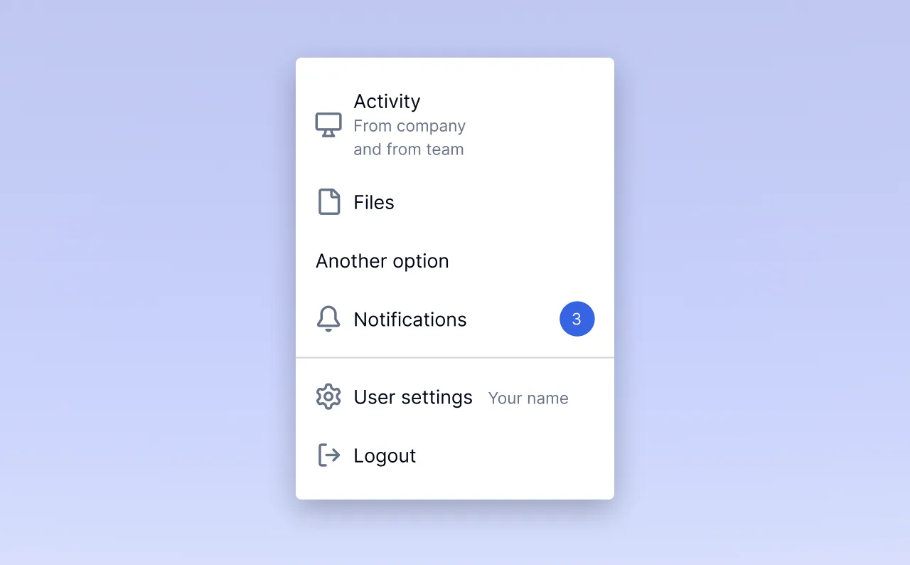 View of Button component properties in Figma